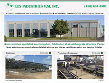 Tablet Screenshot of industriesvm.com